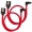 Corsair Premium Sleeved SATA Cable, 90 - SATA 6Gbps 30cm, Rosso