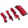 Corsair Premium Sleeved DC Cable Kit Starter, Type 4 (Generation 4) - Rosso