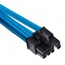 Corsair Premium Sleeved Split PCIe cable, Type 4 (Generation 4) - Blu