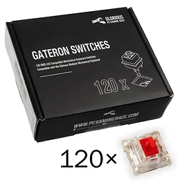 Glorious PC Gaming Race Gateron Red Switch - 120 pezzi Glorious PC Gaming Race Gateron Red Switch - 120 pezzi