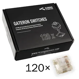 Glorious PC Gaming Race Gateron Clear Switch - 120 pezzi Glorious PC Gaming Race Gateron Clear Switch - 120 pezzi
