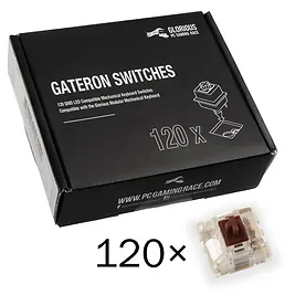 Glorious PC Gaming Race Gateron Brown Switch - 120 pezzi Glorious PC Gaming Race Gateron Brown Switch - 120 pezzi