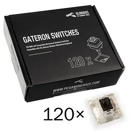 Glorious PC Gaming Race Gateron Black Switch - 120 pezzi Glorious PC Gaming Race Gateron Black Switch - 120 pezzi