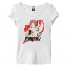 Unekorn T-shirt Fairy Tail Natsu Dragon Son White Woman - Small