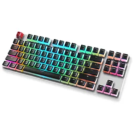 Glorious PC Gaming Race Aura Keycaps 104 Tasti, Nero - Layout US Glorious PC Gaming Race Aura Keycaps 104 Tasti, Nero - Layout US