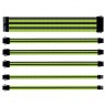Cooler Master Sleeved Extension Cable Kit - Kit Cavi Sleeving  - Verde / Nero