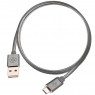 Silverstone SST-CPU04C-1000 Cavo USB 2.0, Type A / Type C, Carbonio - 1 m