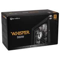 BitFenix Alimentatore PSU Whisper M 80 Plus Gold, Modulare - 550 Watt