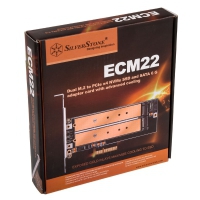 Silverstone SST-ECM22 2x M.2 Expansion Card - PCIe