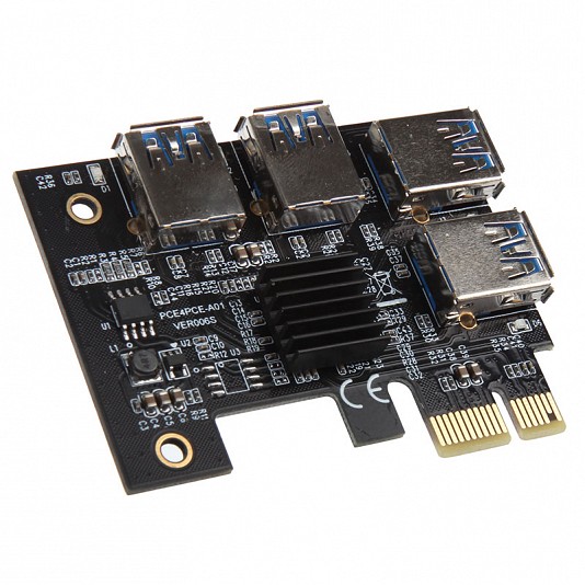 Kolink ADATTATORE PCIe x1 / Quad x16 - Quad-Mining/Rendering Upgrade Kolink ADATTATORE PCIe x1 / Quad x16 - Quad-Mining/Rendering Upgrade