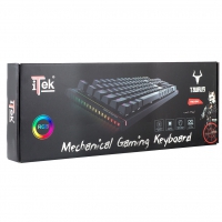 iTek TAURUS X30 Mechanical Gaming Keyboard, RGB, Switch Blu, Nero - Layout ITA