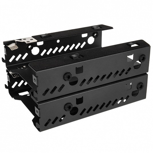Phanteks Stackable HDD Bracket 2x 3,5 pollici, Impilabile - Nero Phanteks Stackable HDD Bracket 2x 3,5 pollici, Impilabile - Nero