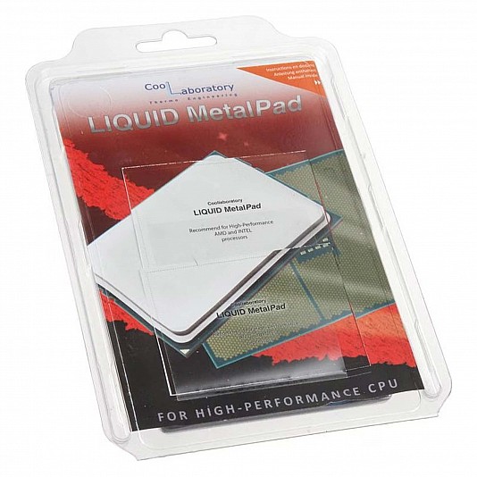 Coollaboratory Liquid MetalPad High Performance CPU - Kit Pulizia Coollaboratory Liquid MetalPad High Performance CPU - Kit Pulizia