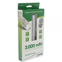 InLine Power Bank 3000mAh USB, Torcia LED / Puntatore Laser