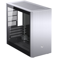 Jonsbo V9 Mini-ITX, vetro temperato - Argento