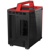 Jonsbo T8 Mini-ITX, vetro temperato - Rosso