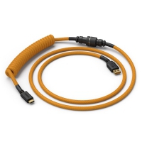 Glorious PC Gaming Race Coiled Cable, cavo a spirale da USB-C a USB-A - 1.37 m - Oro