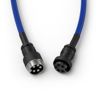 Glorious PC Gaming Race Coiled Cable, cavo a spirale da USB-C a USB-A - 1.37 m - Blu