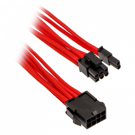 Phanteks prolunga PCIe 6+2 pin 50 cm - rosso Phanteks prolunga PCIe 6+2 pin 50 cm - rosso