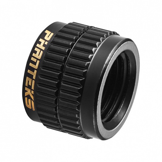 Phanteks Adattatore Glacier F-F da G1/4" AG a G1/4" AG - Nero Phanteks Adattatore Glacier F-F da G1/4" AG a G1/4" AG - Nero