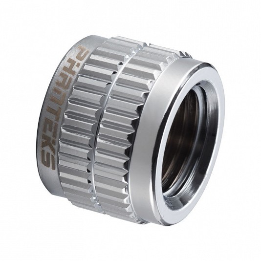 Phanteks Adattatore Glacier F-F da G1/4" AG a G1/4" AG - Argento Cromato Phanteks Adattatore Glacier F-F da G1/4" AG a G1/4" AG - Argento Cromato