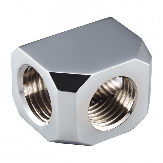 Phanteks Adattatore Glacier a "T" con 3 filettature G1/4" - Argento Cromato Phanteks Adattatore Glacier a "T" con 3 filettature G1/4" - Argento Cromato