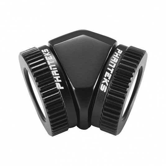 PHANTEKS Adattatore a 45° per tubo rigido da 16 mm - Nero PHANTEKS Adattatore a 45° per tubo rigido da 16 mm - Nero