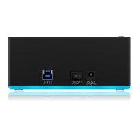 Icy Box IB-127CL-U3 Docking & Cloning Station per 2 HDD/SSD, USB 3.0, RGB - Nero