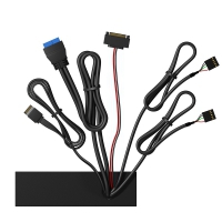 Icy Box IB-867a Card Reader interno, USB Multihub ed Interfaccia USB-C - Nero