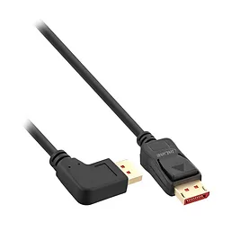InLine Cavo DisplayPort 8K (UHD-2) angolato verso sinistra, 5m - Nero InLine Cavo DisplayPort 8K (UHD-2) angolato verso sinistra, 5m - Nero