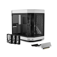 HYTE Y60 Dual Chamber Case Mid-Tower, Tempered Glass - Bianco
