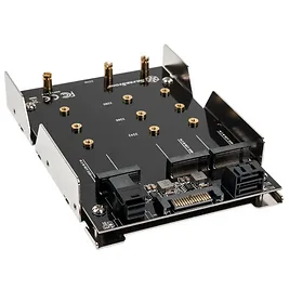 Silverstone SST-SDP12 3.5" per 2 M.2 SATA e 1 M.2 NVMe SSD Silverstone SST-SDP12 3.5" per 2 M.2 SATA e 1 M.2 NVMe SSD