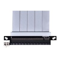 Lian Li Cavo Riser PW-PCI-4-60W PCIe 4.0, bianco - 60 cm