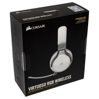 Corsair Virtuoso RGB Wireless High-Fidelity Gaming Headset - Bianco