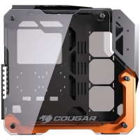 Cougar Blazer Open Frame Case - Nero/Arancione con Finestra