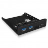 Icy Box IB-HUB1417-i3, 2x Porte USB 3.0, 1x USB 3.0 Type C