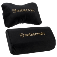 noblechairs Set di cuscini per EPIC / ICON / HERO - Nero/Oro