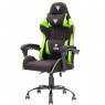 iTek Gaming Chair RHOMBUS FF10 - Tessuto, Doppio Cuscino - Nero/Verde