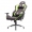 iTek Gaming Chair PLAYCOM FM20 -  Tessuto, Doppio Cuscino - Nero/Verde