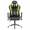 iTek Gaming Chair PLAYCOM FM20 -  Tessuto, Doppio Cuscino - Nero/Verde