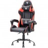 iTek Gaming Chair RHOMBUS PF10 - PVC, Doppio Cuscino - Nero/Rosso