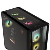 Corsair iCUE 5000X RGB Tempered Glass Smart Case - Nero con Finestra