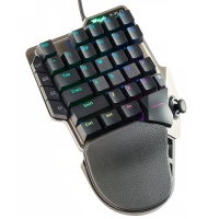 iTek X40 Mechanical Gaming Keypad, RGB, 3D Joystick, 3xUSB - Nero
