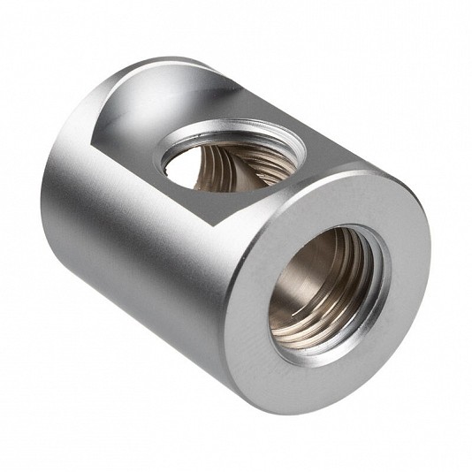 EK Water Blocks EK-Quantum Torque Splitter 3F T - Satin Titanium EK Water Blocks EK-Quantum Torque Splitter 3F T - Satin Titanium