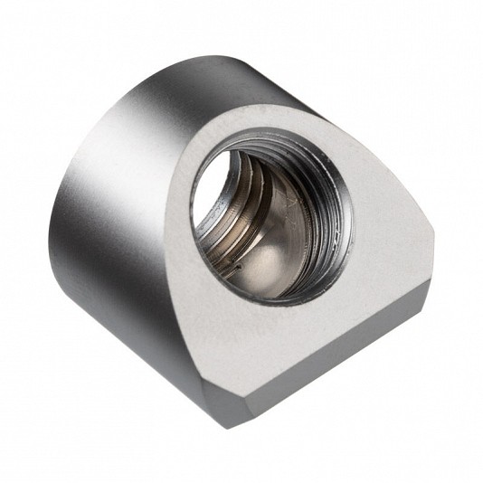 EK Water Blocks EK-Quantum Torque Static FF 45° - Satin Titanium EK Water Blocks EK-Quantum Torque Static FF 45° - Satin Titanium