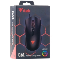 iTek G61 Gaming Mouse RGB, 4000 DPI - Nero