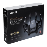 Asus RT-AX89X AX6000 AiMesh WLAN Router - Nero