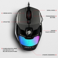 Mad Catz R.A.T. 2+ Optical Gaming Mouse - Nero