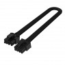 Silverstone PP06BE-PC235 PCIe cable - Nero