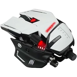 Mad Catz R.A.T. 8+ Fully Adjustable Gaming Mouse - White Mad Catz R.A.T. 8+ Fully Adjustable Gaming Mouse - White